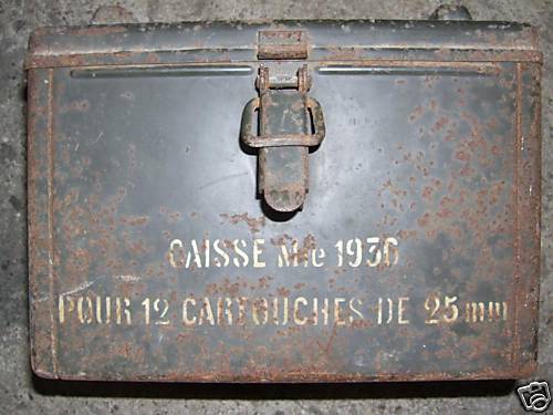 Caisses Munitions françaises 1940 Canon_10