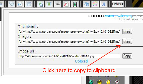 picture posting - Posting pictures using forum's ServImg Copy10