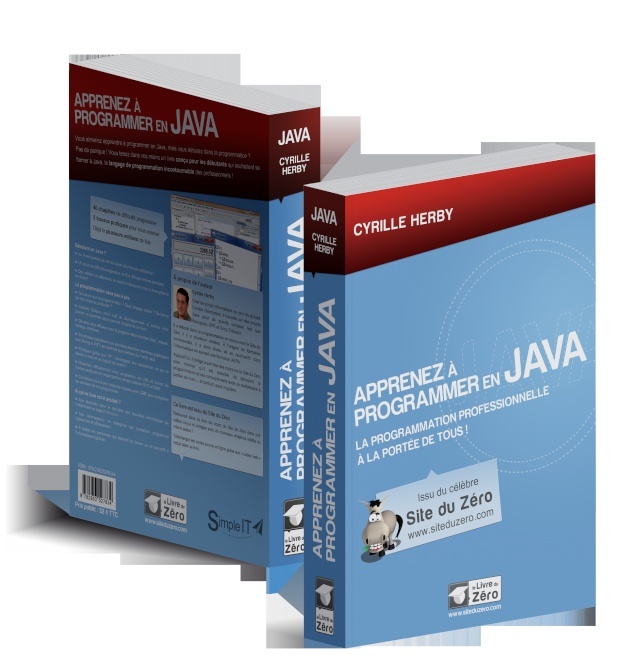 حصريا كتاب لن تجده بأي منتدى آخر ( إصدار مارس 2011 ) Apprenez a programmer en java CYRILLE HERBY Java2010