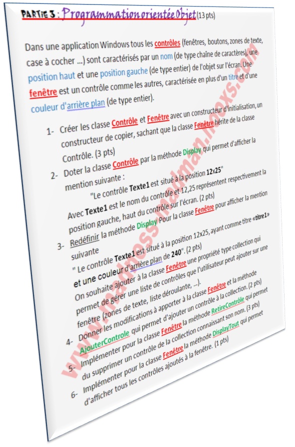 Correction d'Examen Passage Theorie 2011 Partie POO En VB.Net Theori11