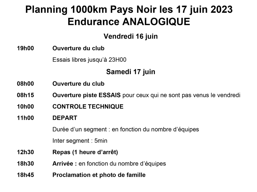 1000km Pays Noir le 17 juin 2023 Planni11