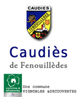 Village de Caudiès-de-Fenouillèdes dans le département des Pyrénées-Orientales n° 66. Logo_c10