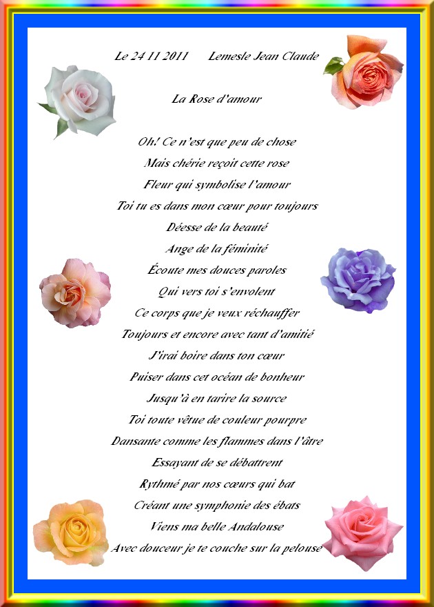 amour - la rose d'amour poeme de jcl Le_24_13