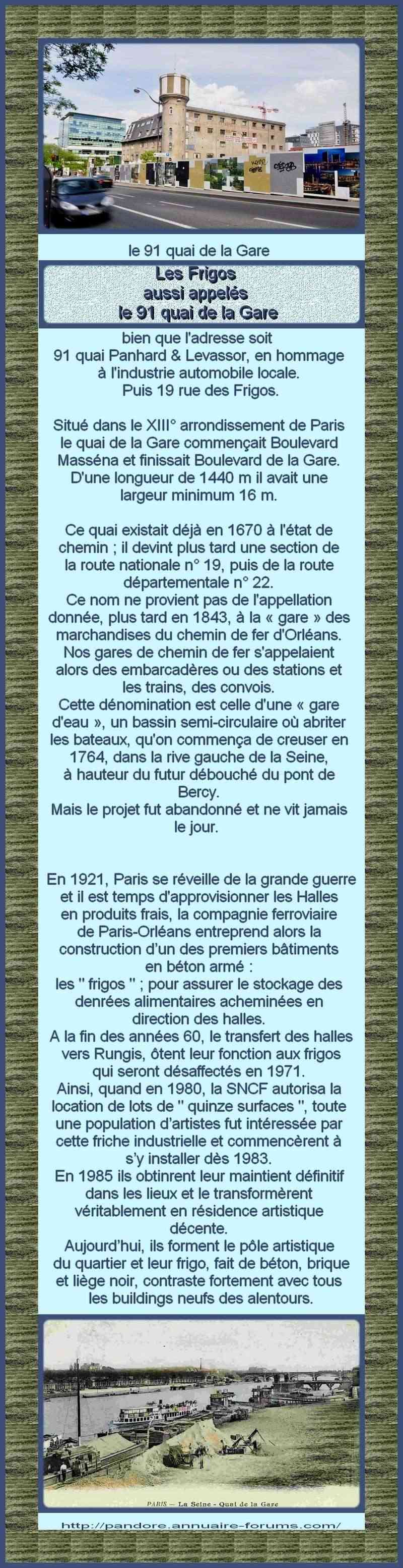 page culturelle - les frigos de Paris  0hor959