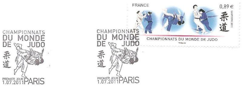 Timbre France (Judo) - Championnats du monde de Judo, Paris 2011 Judo_214