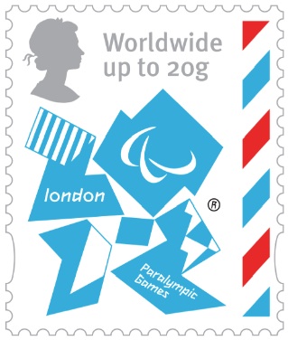 2 new stamps unveiled by te Royal Mail celebrating the London 2012 Games Paraww10