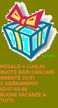 PREVISIONE"REGALO X LUGLIO"DAL 09-07-AL 30-07 Buonor10