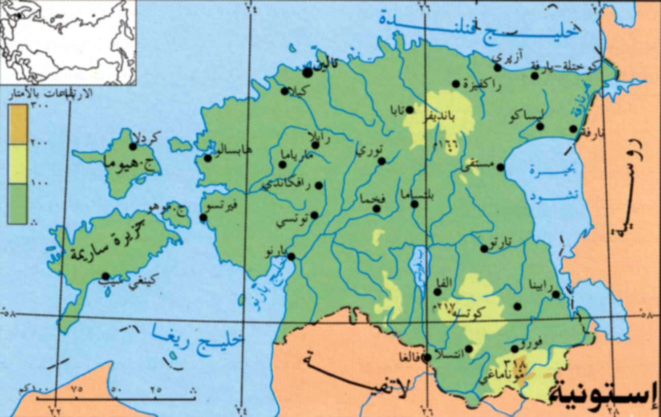 خريطة إستونيا 557-110
