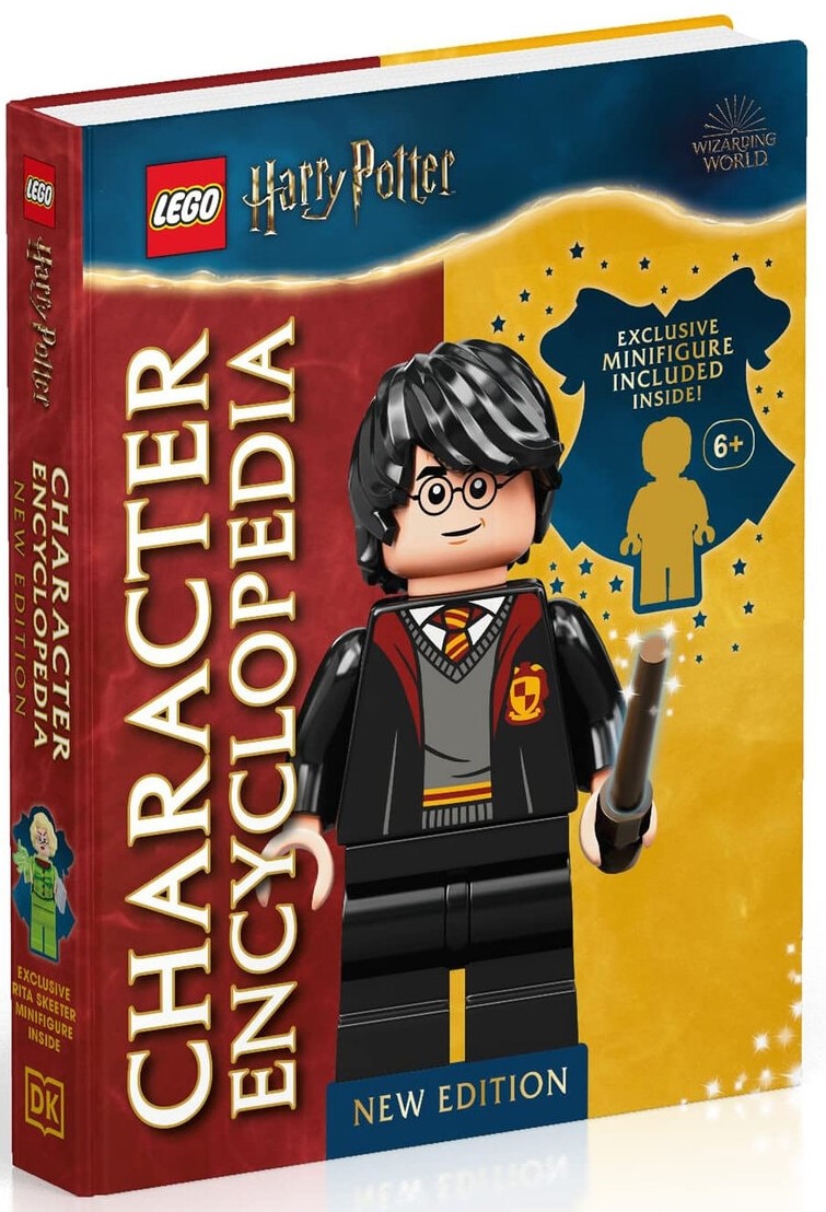 LEGO Harry Potter Encyclopédie des personnages - New Edition + LEGO Figurine Rita Skeeter Lego-h10