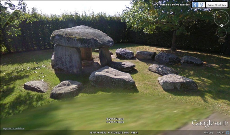 STREET VIEW : Menhirs, dolmens et autres mégalithes Dolmen12