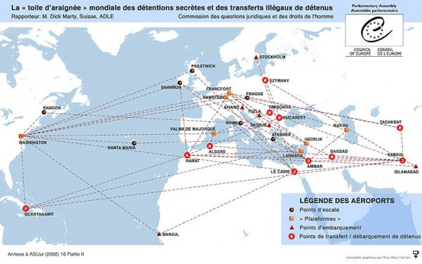 Des restitutions illégales de la CIA pratiquées en Europe après 2001 Prison10