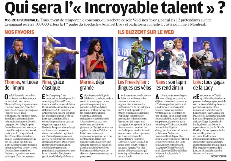 News - La France a un incroyable talent 2011 - Page 2 1312