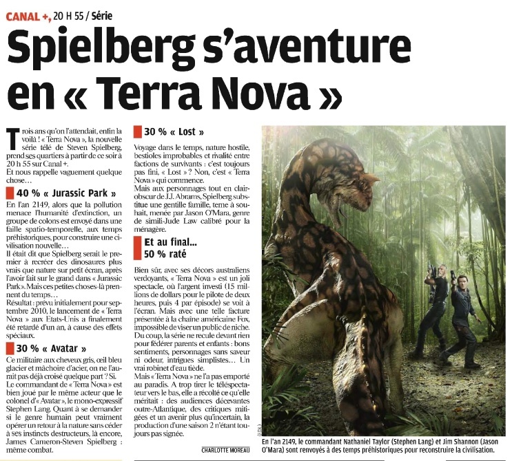 " TERRA NOVA" - nouvelle série - canal + 1339