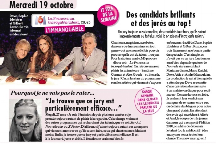 News - La France a un incroyable talent 2011 2154