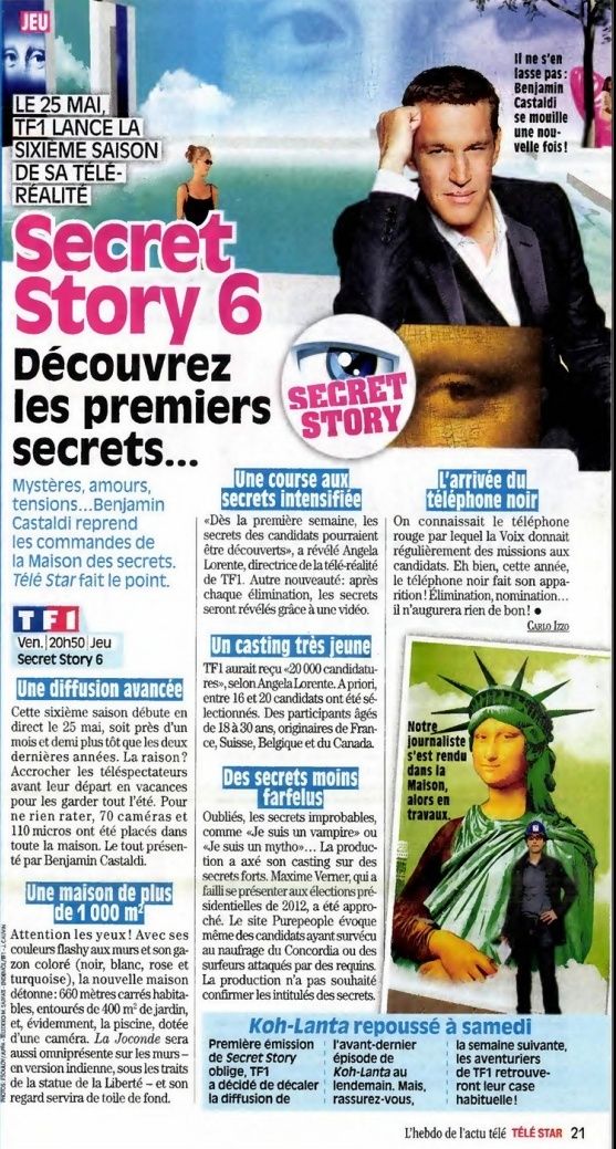 Toutes les news de Secret Story saison 6  - Page 2 4162