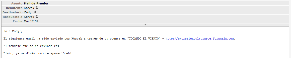 Cómo puedo modificar la opción de que lleguen los mails a los usuarios con el nombre del foro - Página 2 27910