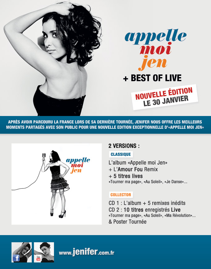 Appelle Moi Jen  Best Of Live Sortie 30 janvier 2012 15089910