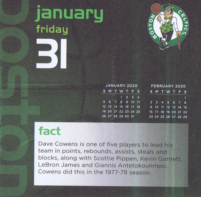 Boston Celtics 2020 Daily Sports Calendar - Page 4 2020-037