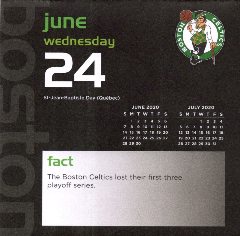 Boston Celtics 2020 Daily Sports Calendar - Page 20 Calen135