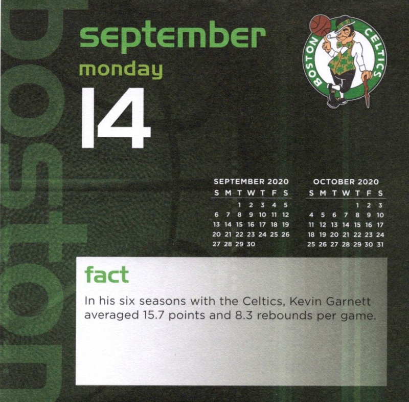 Boston Celtics 2020 Daily Sports Calendar - Page 28 Calen208