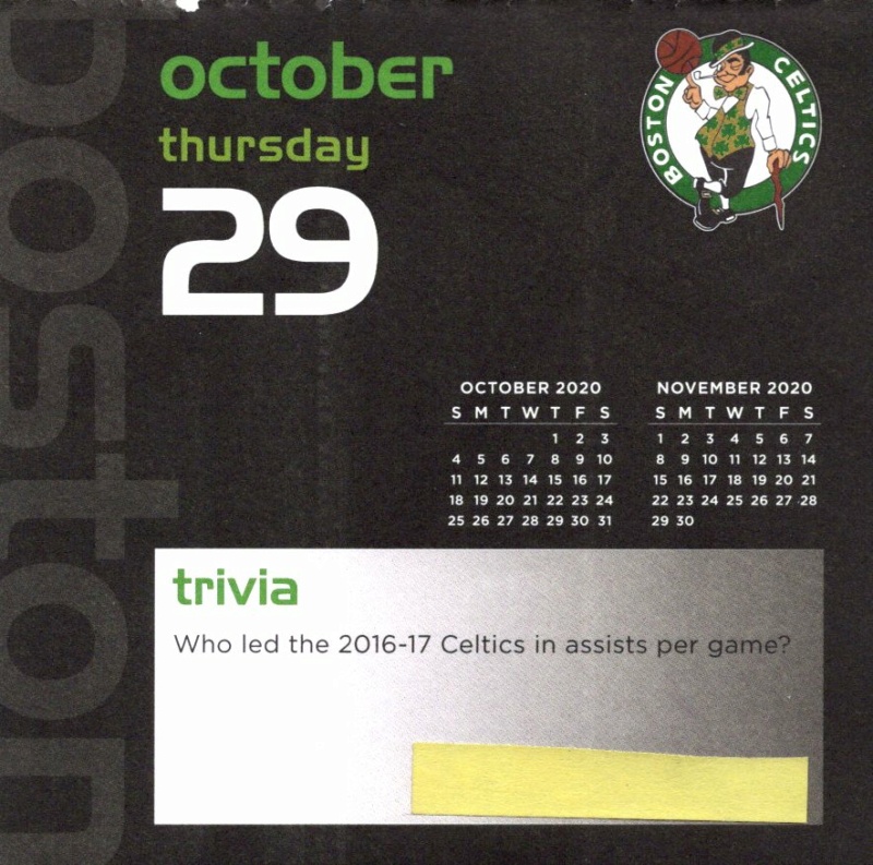 Boston Celtics 2020 Daily Sports Calendar - Page 32 Calen248