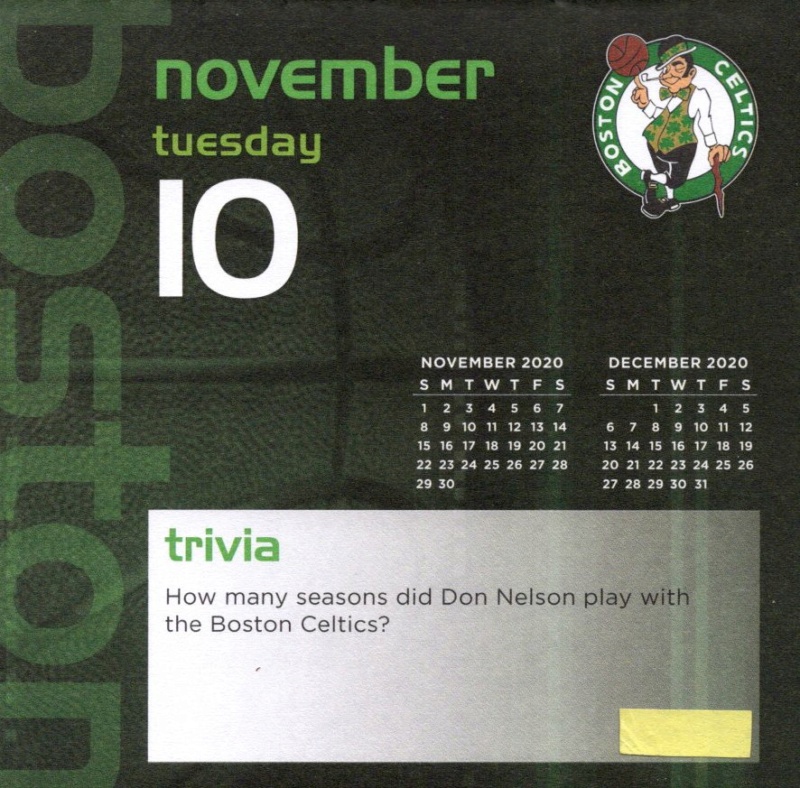 Boston Celtics 2020 Daily Sports Calendar - Page 32 Calen258