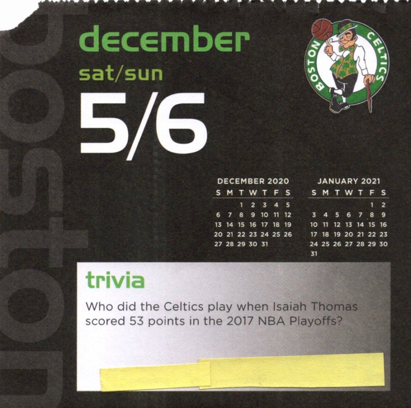 Boston Celtics 2020 Daily Sports Calendar - Page 35 Calen280