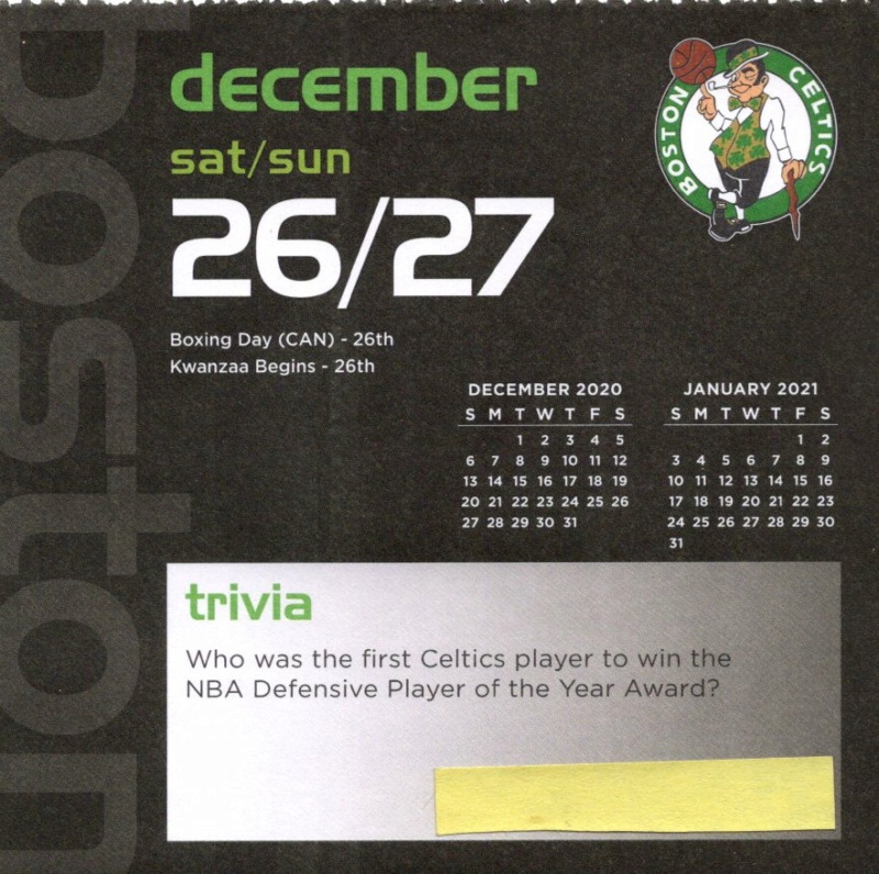 Boston Celtics 2020 Daily Sports Calendar - Page 37 Calen299