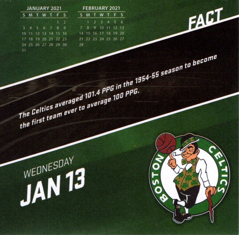 Boston Celtics 2021 Daily Sports Calendar - Page 2 Calen315
