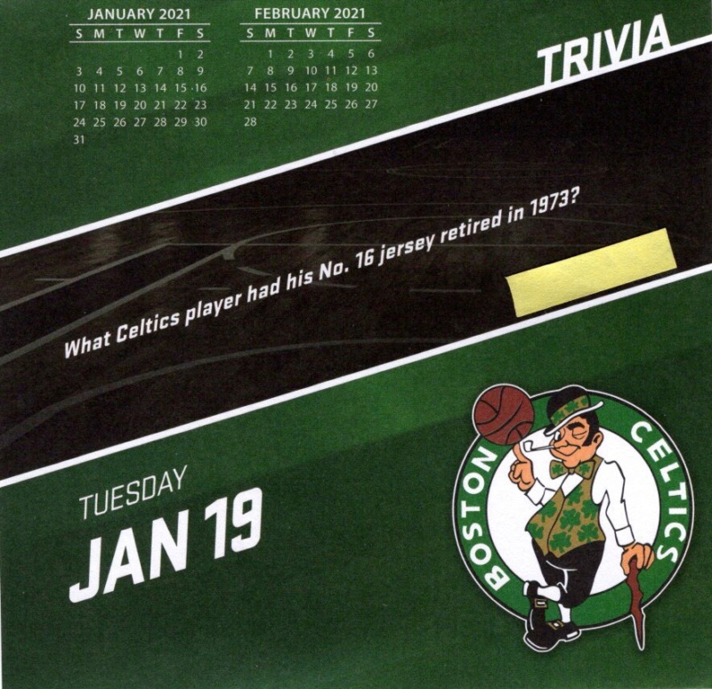 Boston Celtics 2021 Daily Sports Calendar - Page 2 Calen320