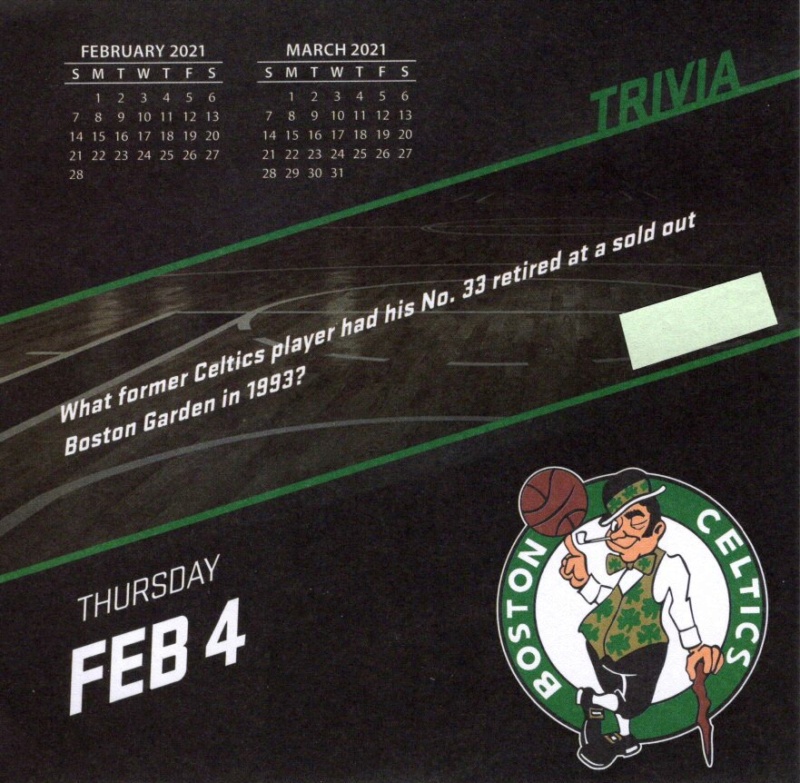 Boston Celtics 2021 Daily Sports Calendar - Page 3 Calen334