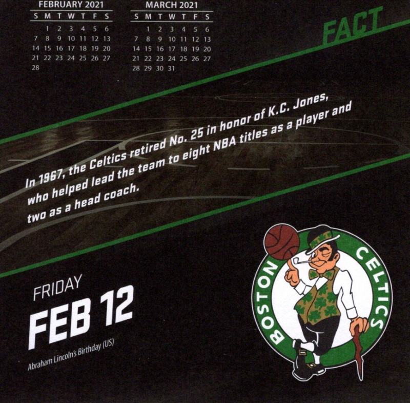 Boston Celtics 2021 Daily Sports Calendar - Page 4 Calen341