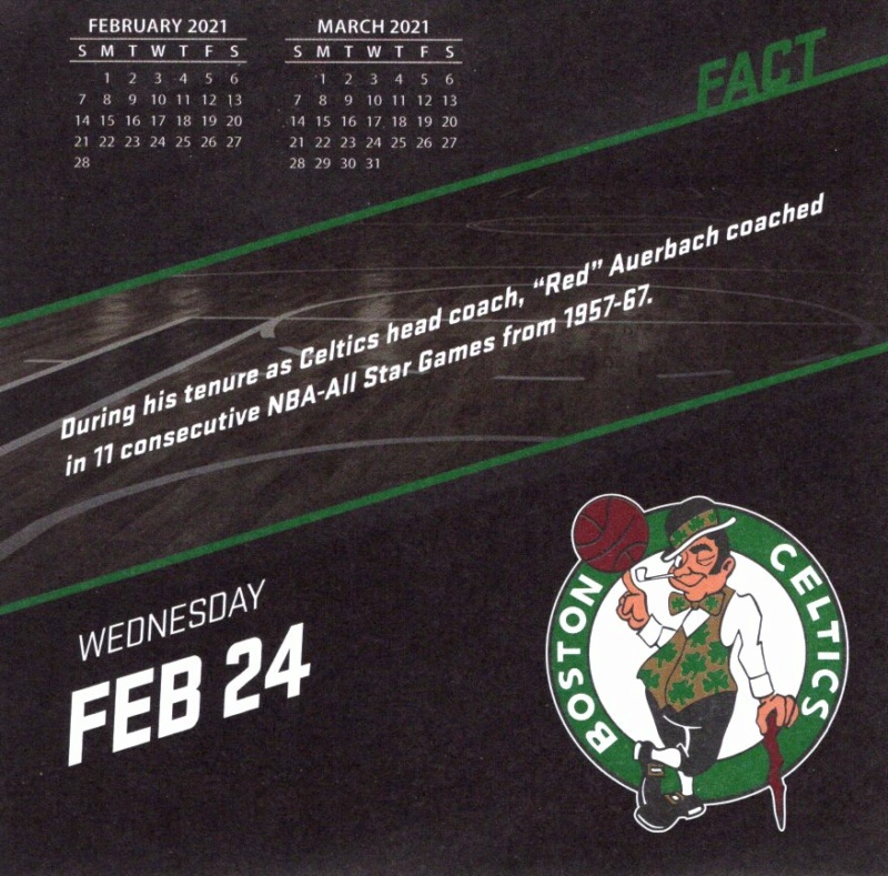 Boston Celtics 2021 Daily Sports Calendar - Page 5 Calen351