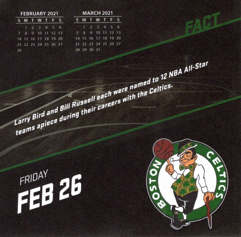 Boston Celtics 2021 Daily Sports Calendar - Page 5 Calen353