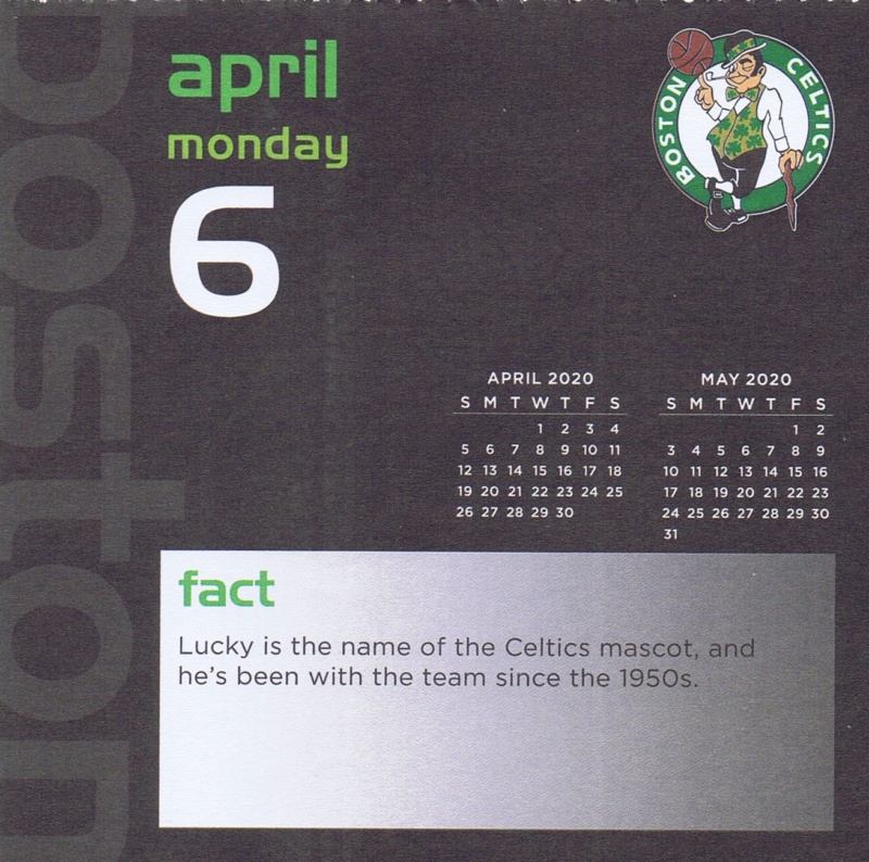 Boston Celtics 2020 Daily Sports Calendar - Page 10 Calend65