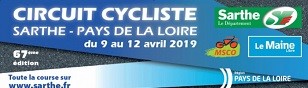 CIRCUIT CYCLISTE SARTHE-PAYS DE LOIRE  -- F --  09 au 12.04.2019 2sarth11