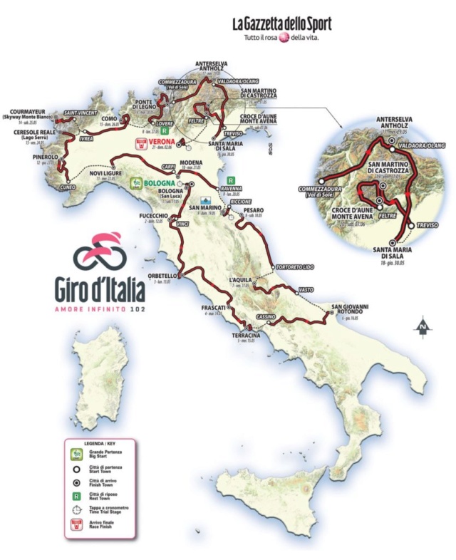 GIRO D'ITALIA  -- I -- 12.05 au 02.06.2019 I110