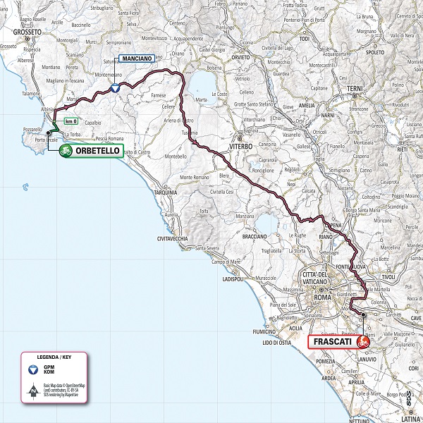 GIRO D'ITALIA  -- I -- 12.05 au 02.06.2019 Map-0410