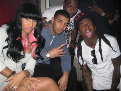 NIKI MINAJ WITH LIL WAYNE AND RAPPER SINGER DRAKE Nicki-10