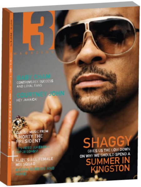 Reggae Singer Shaggy Cover L3 Magazine, Talks Dancehall & Summer In Kingston Shaggy10