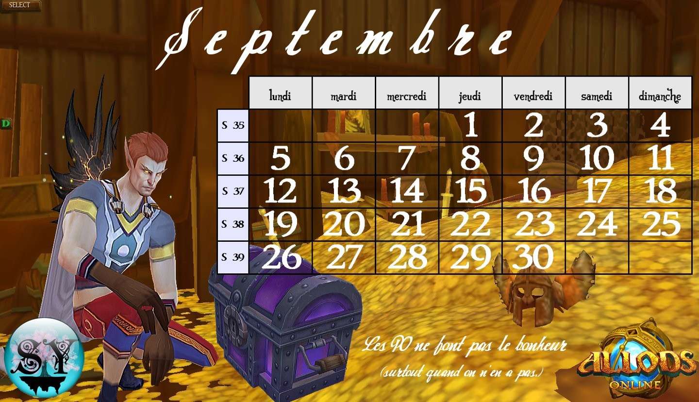 [Event] "La star c'est vous!" : Calendrier de guilde 01sept10