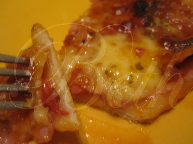 Pizza au Jambon Chorizo dans le Cooking Chef / Topo216