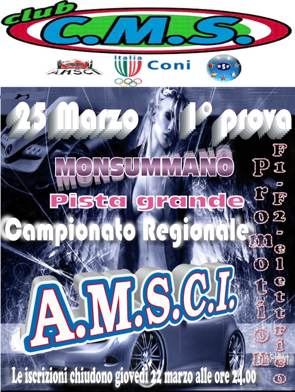 1° Campionato Regionale AMSCI 1a-reg16