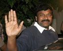 Indian Movie Star with M sign in palm  - Chiranjeevi ! Chiran10