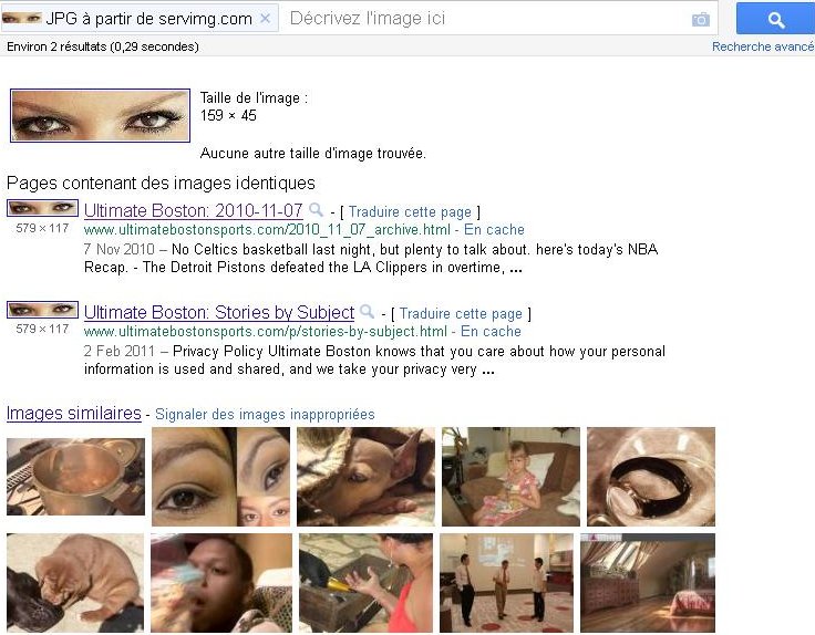 Défis Google: Recherche d'images à partir d'une Image Byeux012