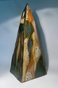 contemporary pyramid shape sculpture - part of potters name Pyrami10