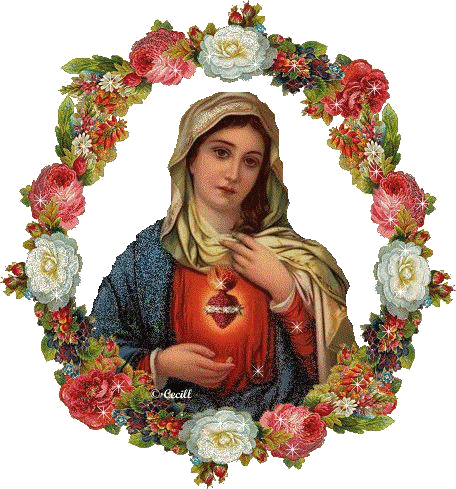 Mois d'août : mois consacré au Coeur Immaculé de Marie. 31222011