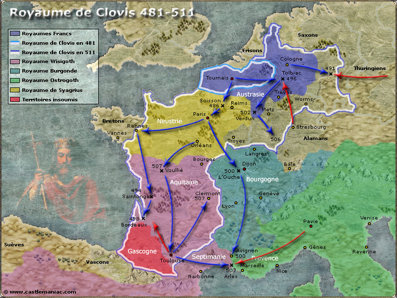 Biographie et Royaume de Clovis 1er de la part de Josiane Royaum10