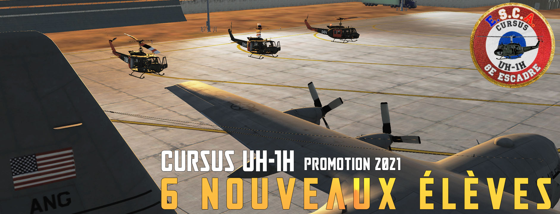 [Cursus UH-1H] 6 nouveaux élèves ! Cursus11