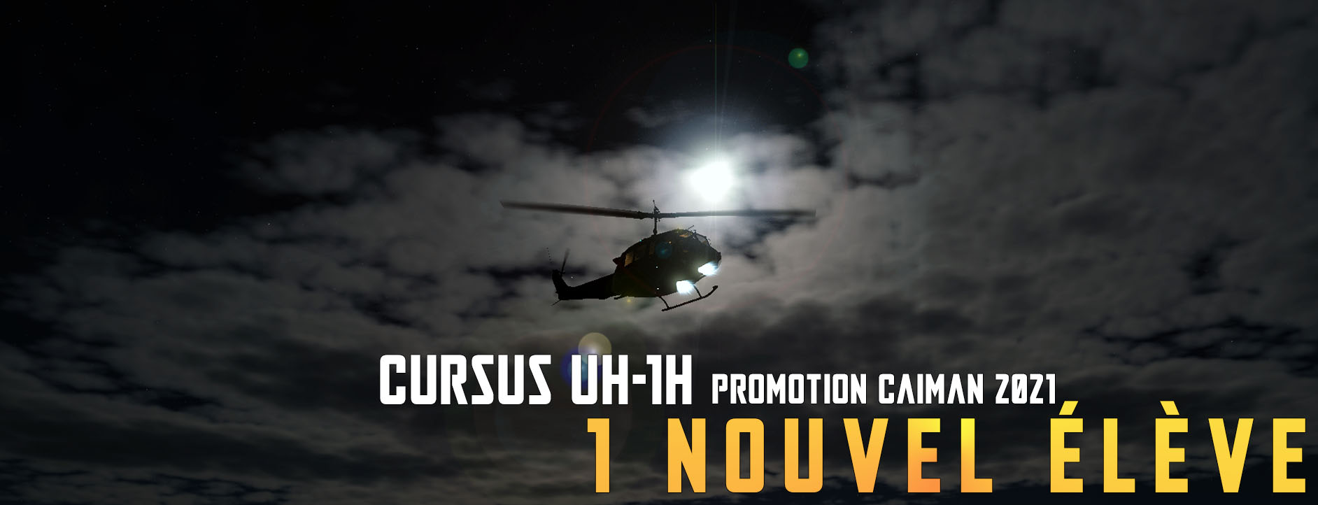 [Cursus UH-1H] 1 nouvel élève rejoint la promotion Caïman ! Cursus12